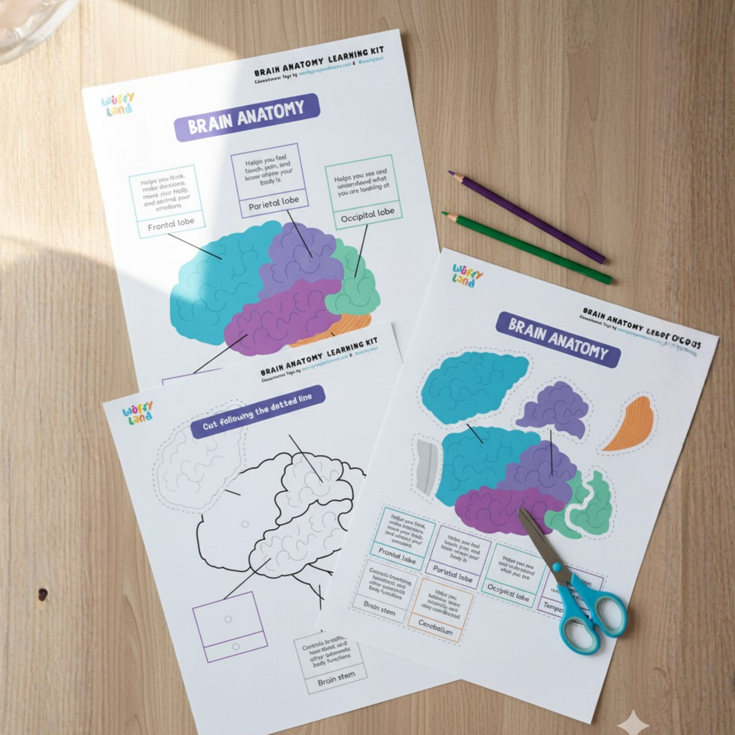 Printable Thanksgiving activity pages for kids, featuring fill-in-the-blank prompts such as “My Name Is,” “I am thankful for,” drawing boxes, and Thanksgiving-themed illustrations like turkeys, leaves, gifts, and balloons. Includes two worksheet designs for writing and drawing gratitude statements