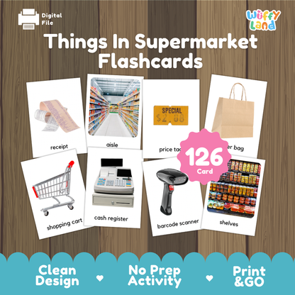 Things In Supermarket Flashcards