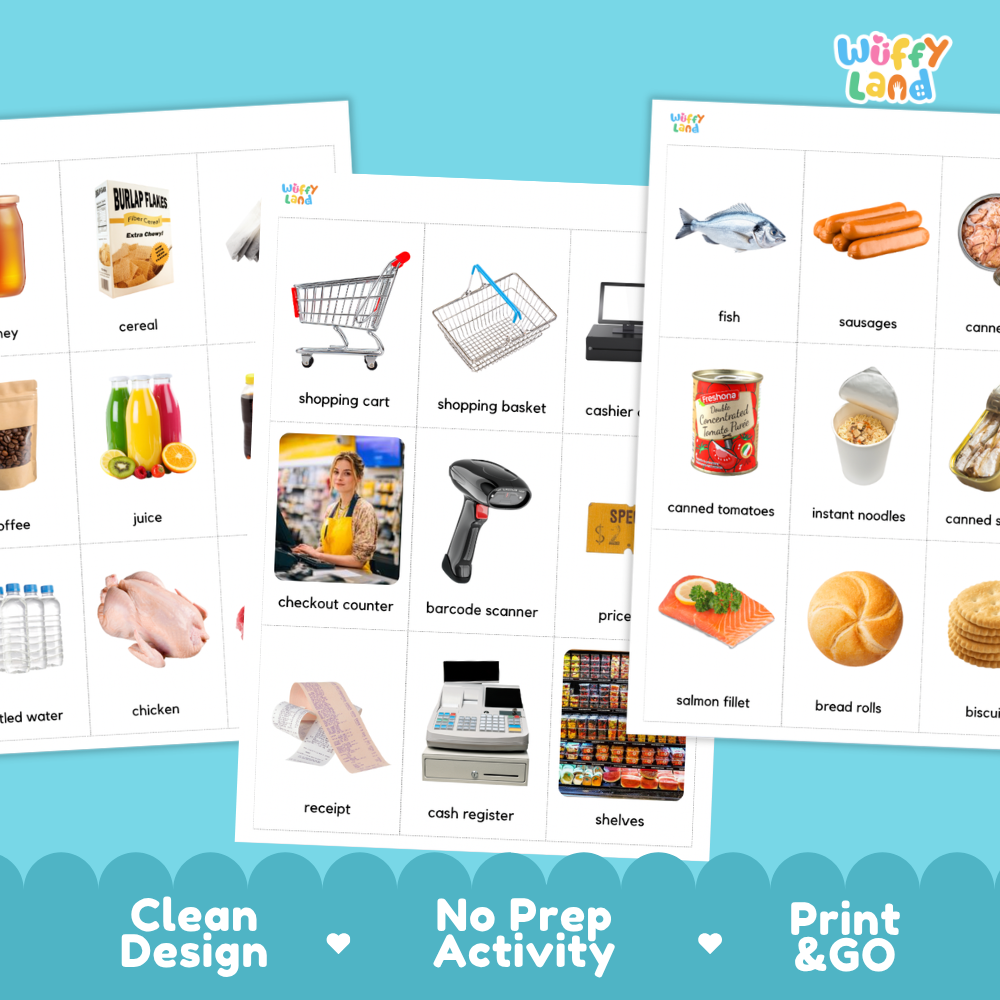 Things In Supermarket Flashcards