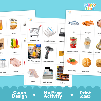 Things In Supermarket Flashcards