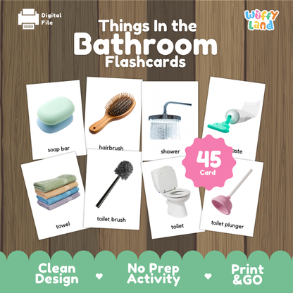 Things In the Bathroom Flashcards