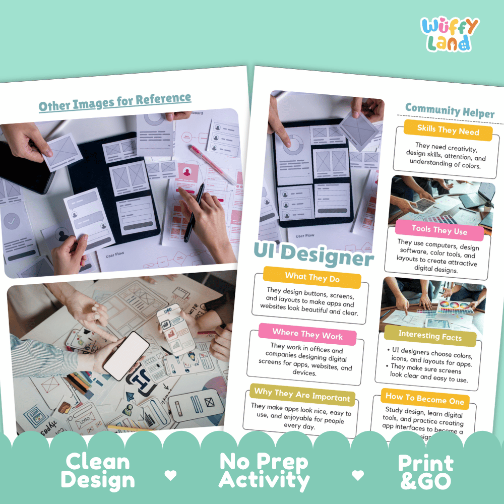 Print and go digital PDF writing worksheets with clean design layout, researcher name line, and zero prep classroom format