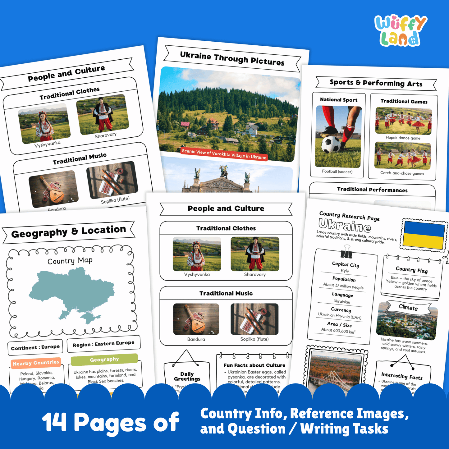 Ukraine Country Research Project | Geography, Culture, Landmarks, Social Studies