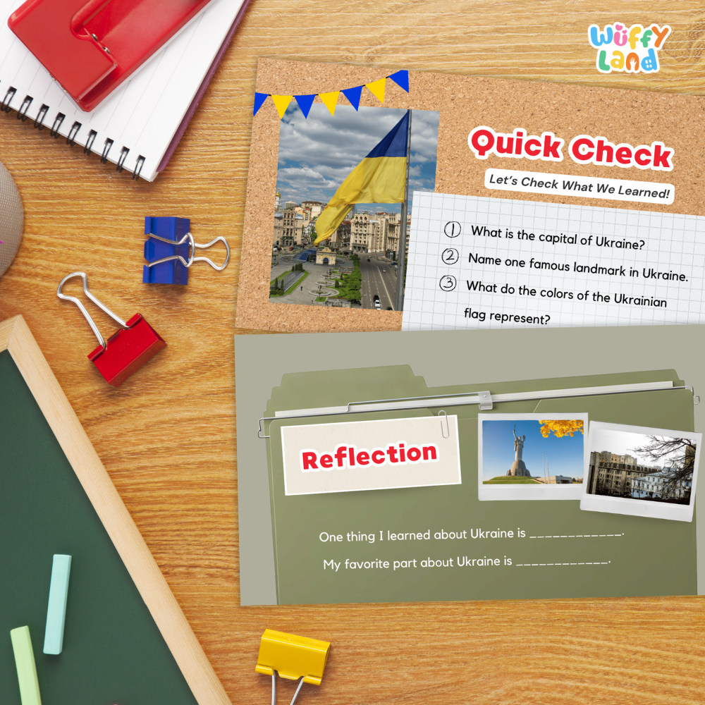 Ukraine Country Study Kid Friendly Geography & Culture PDF Slides