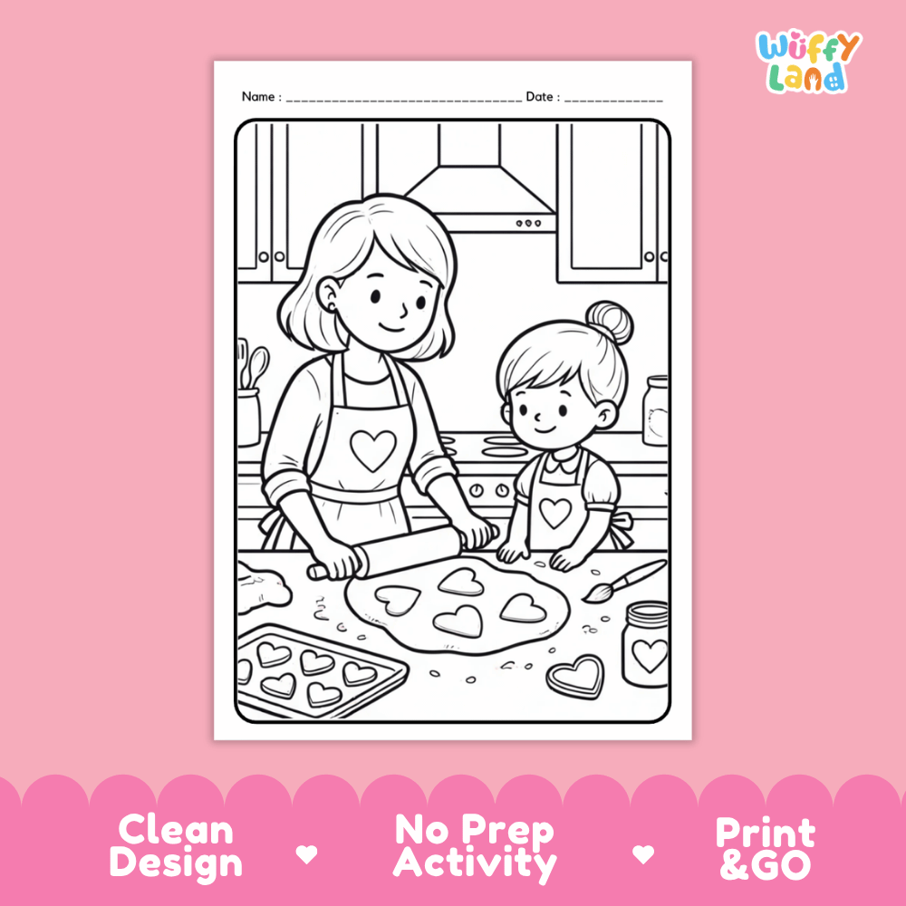Valentine's Day Coloring Posters - No Prep Holiday Activity Worksheets