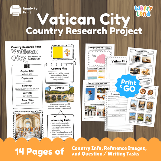 Vatican City Country Study | Europe Geography & Catholic Education Activity