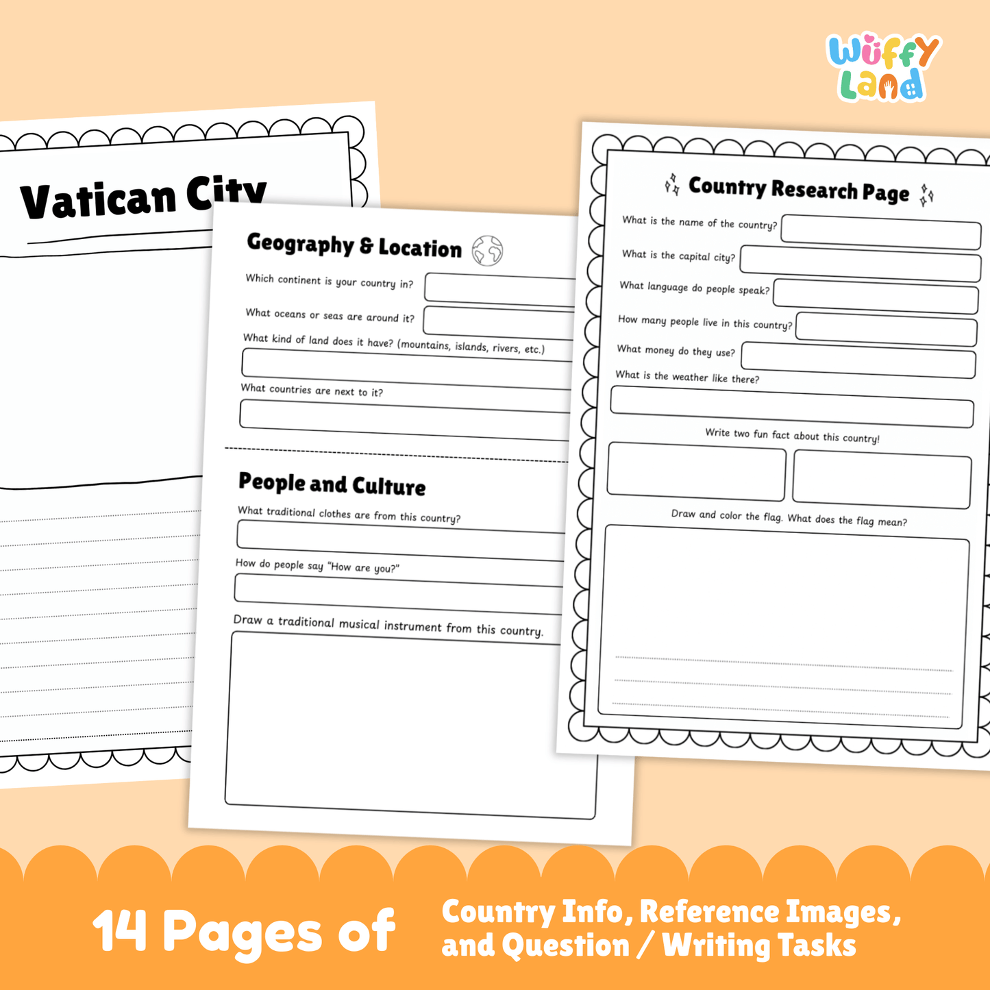 Vatican City Country Study | Europe Geography & Catholic Education Activity