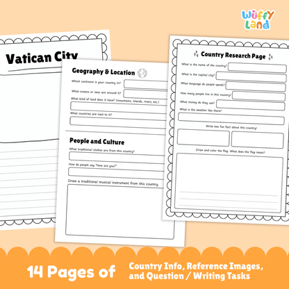 Vatican City Country Study | Europe Geography & Catholic Education Activity