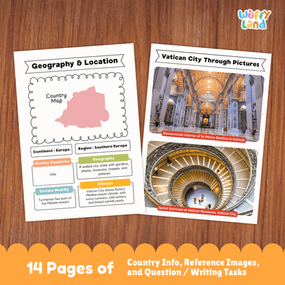 Vatican City Country Study | Europe Geography & Catholic Education Activity