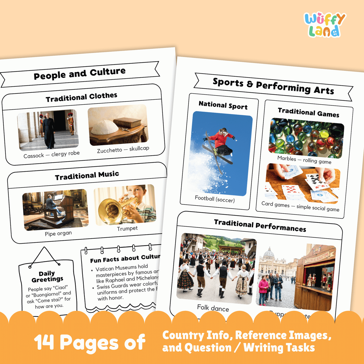 Vatican City Country Study | Europe Geography & Catholic Education Activity