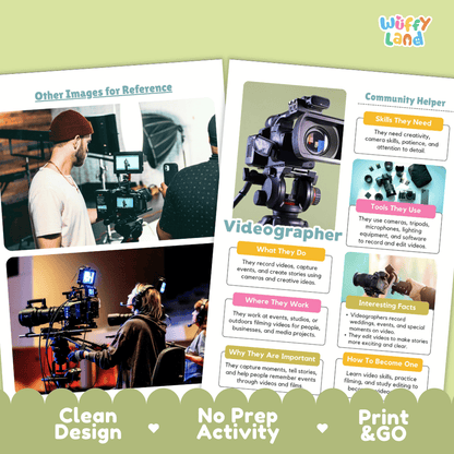Print and go digital PDF writing worksheets with clean design layout, researcher name line, and zero prep classroom format