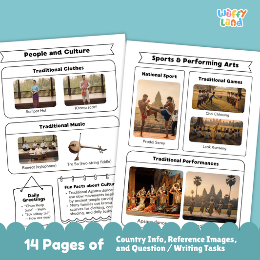 CAMBODIA Country Research Project | Asia Geography Workbook | Country Report